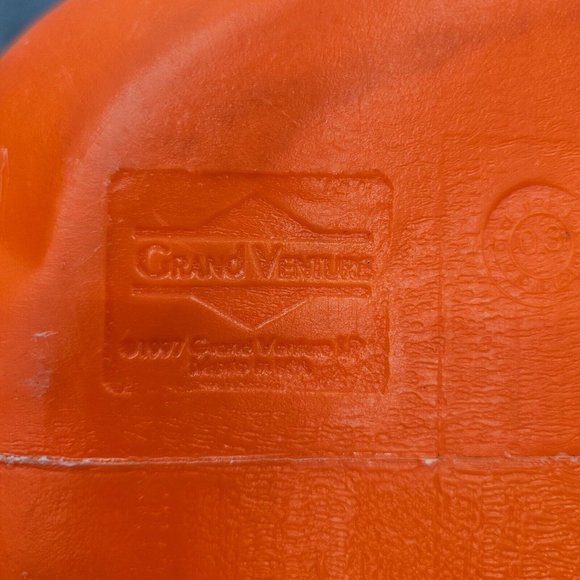 Vintage 1997 Grand Venture blow mold 24" Lighted pumpkin jack-o-lantern USA - Picture 14 of 15